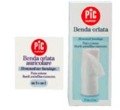 BENDA IN GARZA IDROFILA ORLATA PIC DRESSFIX 5X500CM FUSTELLA