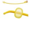 CATETERE FOLEY A MEDIA PERMANENZA  RUSCH GOLD PLUS A 2 VIE IN SILKOLATEX LATTICE-SILICONE PER ADULTO CH22 LUNGHEZZA 40 CM PUNTA CILINDRICA A 2 FORI PALLONCINO 5-15 ML 1 PEZZO