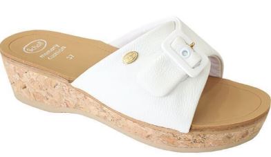 WAPPY LEATHER WOMENS WHITE MEMORY CUSHION BIANCO 38