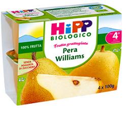 HIPP BIO HIPP BIO FRUTTA GRATTUGGIATA PERA WILLIAMS 4X100 G