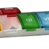 SUPAIRBOX PORTAPILLOLE SETTIMANALE 1X7 ARCOBALENO