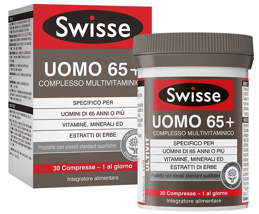 SWISSE UOMO 65+ COMPLESSO MULTIVITAMINICO 30 COMPRESSE