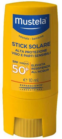 MUSTELA STICK SOLARE PROTEZIONE MOLTO ALTA SPF50+ 10 ML