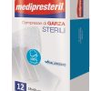 GARZA COMPRESSA MEDIPRESTERIL 12/8 FU 18X40CM 12 PEZZI