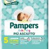 PAMPERS BABY DRY PANNOLINI DOWNCOUNT JUNIOR 16 PEZZI