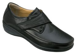 CATHERINE SCARPA DONNA PELLE+TESSUTO ELASTICIZZATO SINTETICONERO 41
