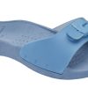 SCHOLL SUN PVC WOMAN PALE BLUE 37 MATERIALE PVC FODERA TOMAIA SFODERATO SOTTOPIEDE MICROTECH SUOLA MICROTECH FITTING F ALTEZZA TACCO 10 COLLEZIONE SS23