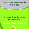 DULCOLAX*40 cpr riv 5 mg