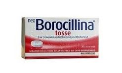 NEOBOROCILLINA TOSSE*20 pastiglie 10 mg + 1,2 mg