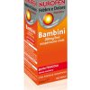 NUROFEN FEBBRE E DOLORE*orale sosp 100 ml 200 mg/5 ml fragola senza zucchero con siringa