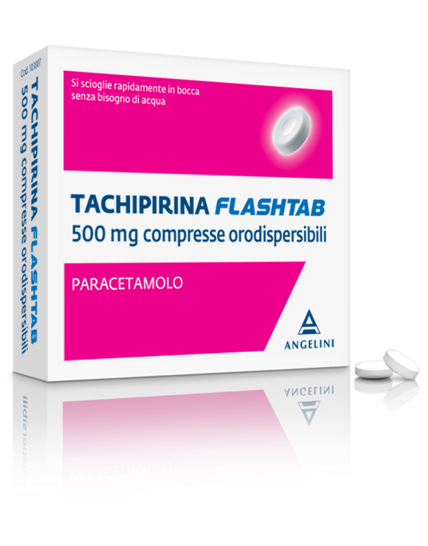 TACHIPIRINA FLASHTAB*16 cpr orodispers 500 mg