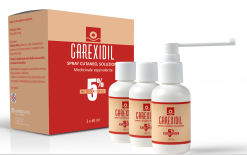 CAREXIDIL*3 flaconi spray soluz cutanea 60 ml 5%