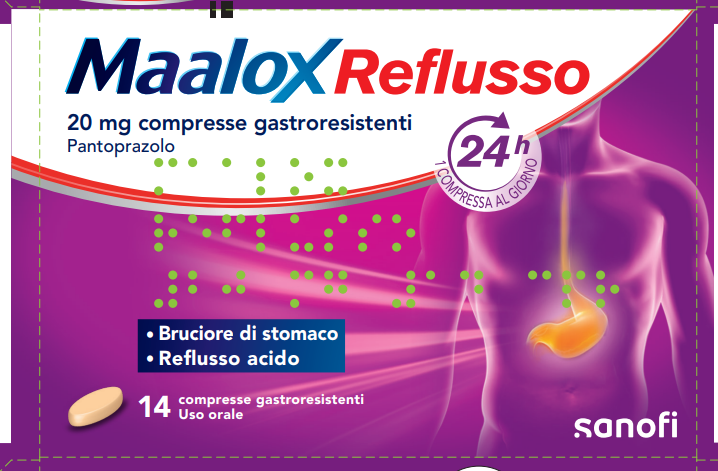 MAALOX REFLUSSO*14 cpr gastrores 20 mg