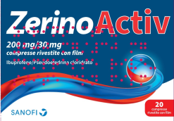 ZERINOACTIV*20 cpr 200 mg + 30 mg