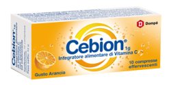 CEBION EFFERVESCENTI VITAMINA C ARANCIA 10 COMPRESSE