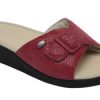 SCARPA MANGO PATENT SUEDE W RED TOMAIA IN PELLE SCAMOSCIATASTAMPA NIDO D'APE FODERA IN PELLE SOTTOPIEDE IN SIMILPELLE SUOLA PU 40