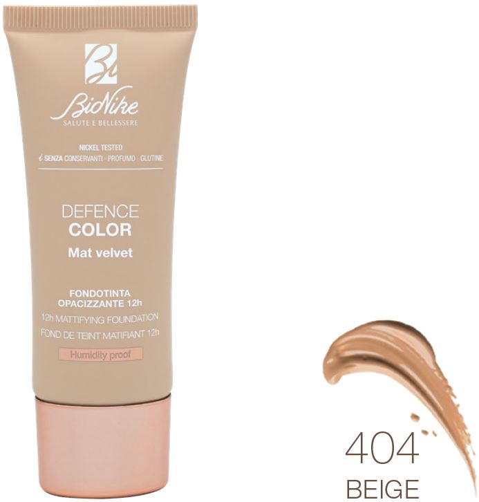 DEFENCE COLOR FONDOTINTA MAT VELVET 404 30 ML