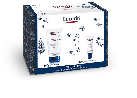 EUCERIN UREA REPAIR PLUS XMAS PACK 2022 CREMA MANI UREA 75 ML + ACUTE LIP BALM 10 ML