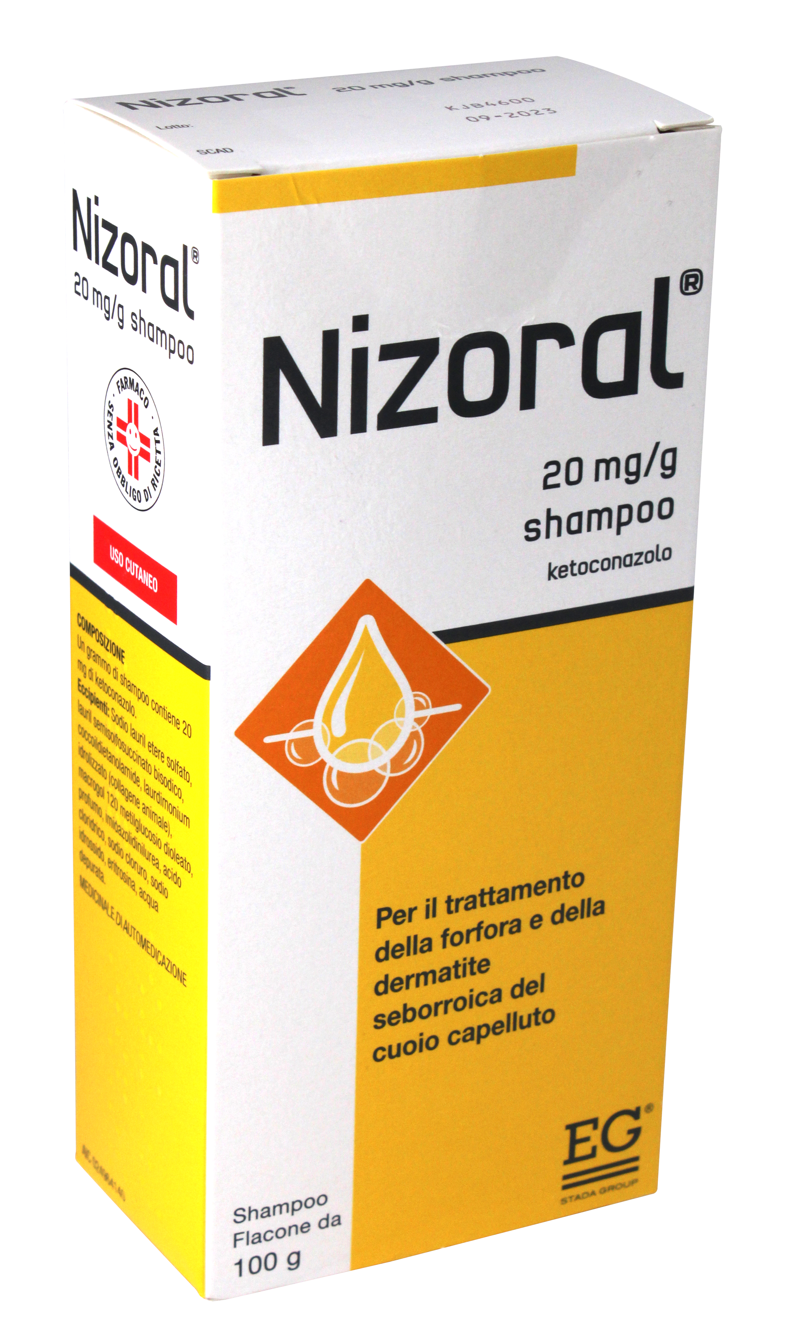 NIZORAL*shampoo 100 g 20 mg/g