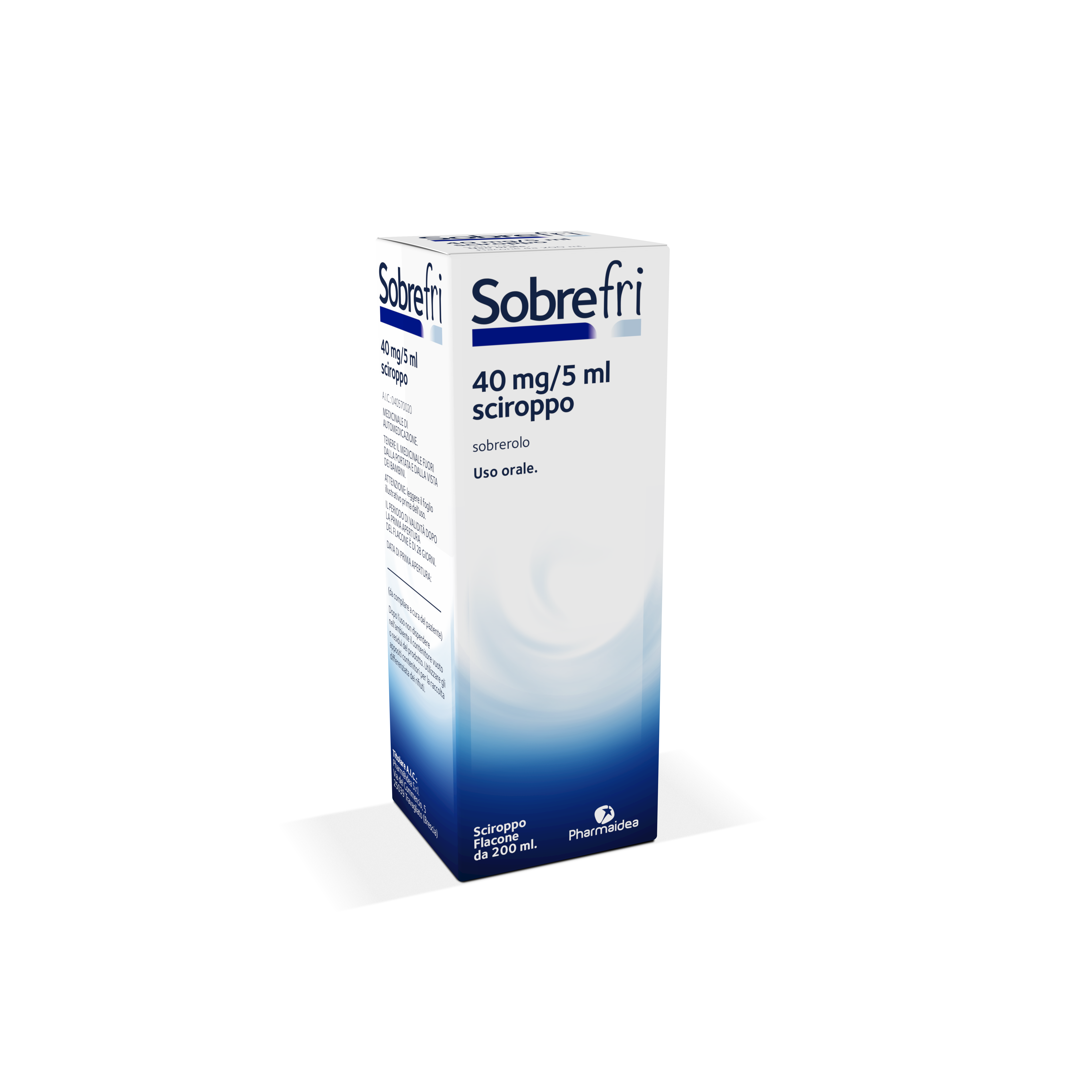 SOBREFRI*scir 200 ml 40 mg/5 ml