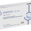SIRINGA INTRA-ARTICOLARE SINOVIAL 32 ACIDO IALURONICO 1,6% 32 MG/2 ML 1 FS + AGO GAUGE 21 3 PEZZI