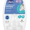 CHICCO TETTARELLA PERFECT 5 4M IN SILICONE 3 FORI 2 PEZZI