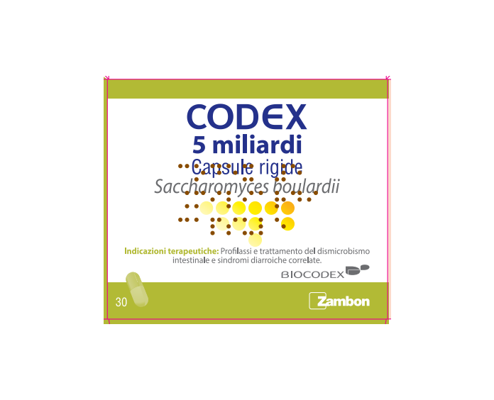 CODEX*30 cps 5 mld 250 mg