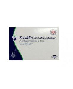 KETOFTIL*25 monod collirio 0,5 ml 0,5 mg/ml