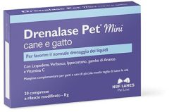 DRENALASE PET MINI CANE GATTO 20 COMPRESSE