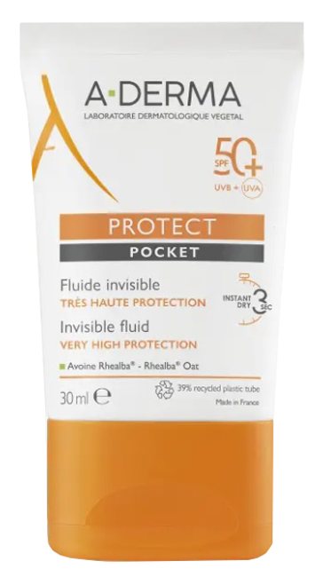 ADERMA A-D PROTECT FLUIDO POCKET SPF 50+ 30 ML