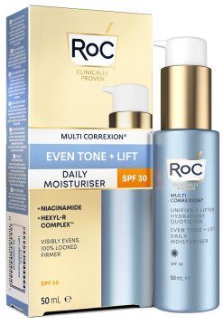 ROC MULTI CORREXION EVEN TONE + LIFT DAILY MOISTURIZER SPF3050 ML