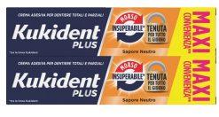 KUKIDENT BIPACCO MORSO INSUPERABILE CREMA ADESIVA DENTIERE 57 G X 2
