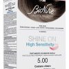 SHINE ON HIGH SENSITIVITY PLUS CASTANO CHIARO 5,00 RIVELATORE IN CREMA 75 ML + CREMA COLORANTE 50 ML