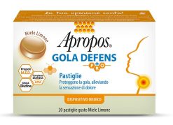 APROPOS GOLA DEFENS PRO 20 PASTIGLIE MIELE LIMONE